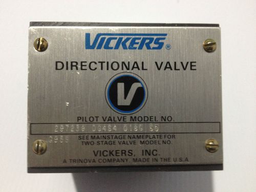 Vickers 297239 dg4s4-018c-50 directional control  pilot valve . (new) for sale