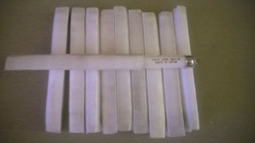 Lot of 9 f4t5/cw fluorescent lamp tube cool white 4 w t5 free shipping for sale
