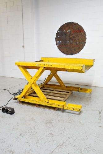 2001 ECONOLIFT EXTENDED GROUND LIFT TABLE