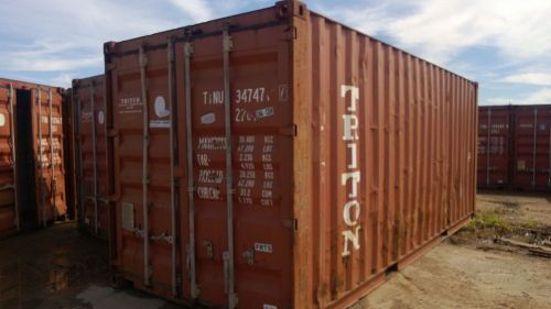 20&#039; used standard shipping storage container houston, tx for sale