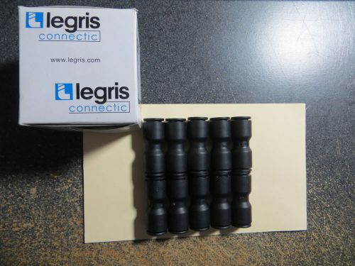 Lot (10) NIP Legris 3106 60 00 Plastic 3/8&#034; Nylon Tube Straight Unions