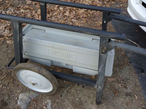 Ridgid pipe threader 535 stand with lower box/tray 300, 535, 1224, and 1822 for sale