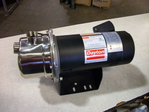 Dayton Shallow Well Pump Motor &amp; Impeller