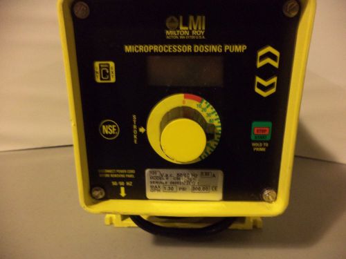 LMI Milton Roy Microprocessor Dosing Pump  C901-297 1.30GPH 300 PSI READY!
