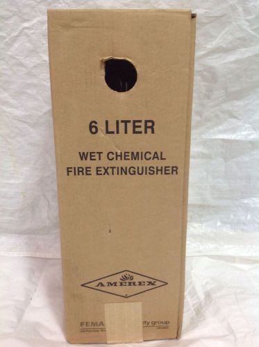 Amerex B260 Wet Chemical 6 Liter Kitchen fire extinguisher new in box
