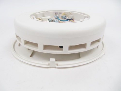 Nib ge security sb4u fire alarm smoke detector analog detector base with sounder for sale