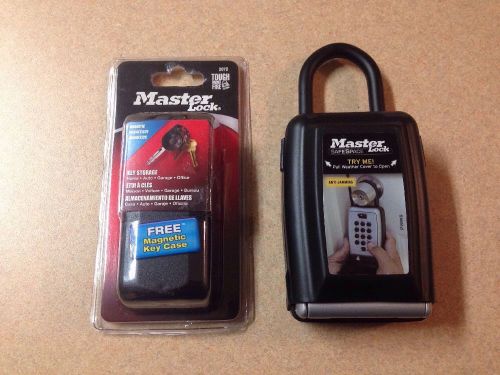 Daster Lock SafeSpace P19919 and Master Lock Magnetic Key Storage 207D