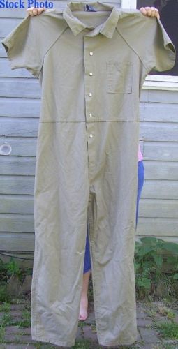 Pre-owned short sleeve coveralls / jumpsuits size 2xl made by robinson textiles for sale