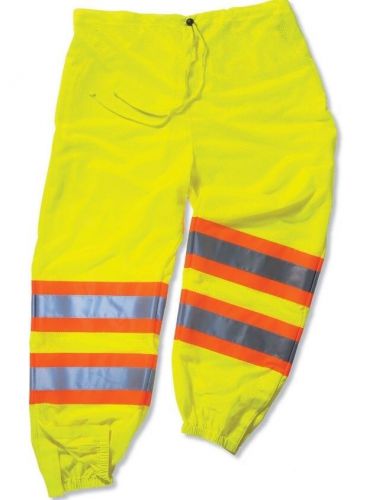 NEW GloWEAR 8911 IS Class Two-Tone Pant with Insect Shield Lime 2XL/3XL