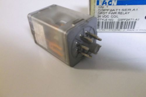 Eaton D3PF2AT1 DPDT Power Relay 24 VDC Series A1