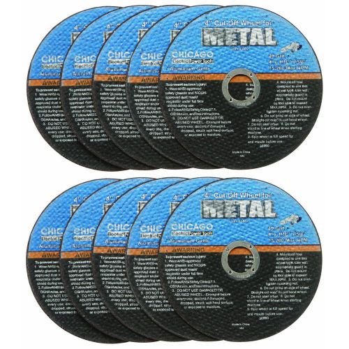 4&#034; cut-off wheels for metal 5/8 arbor 40 grit pack of 10 for sale