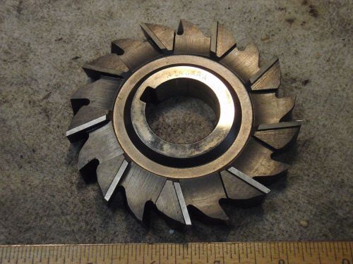 NIAGARA 4&#034; x 5/8&#034; x 1 1/4&#034;  STAGGER TOOTH Side Milling Cutter set in box