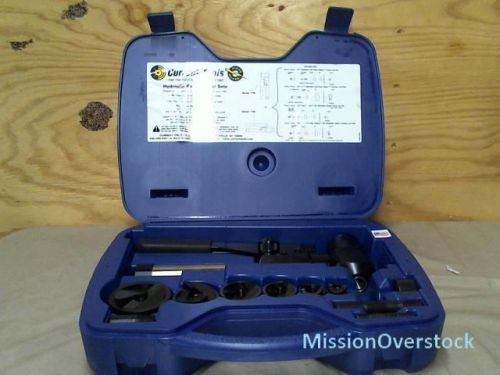 Current tool 179pm 1/2&#034; to 2&#034; piece maker 90 degree hydraulic punch driver set for sale
