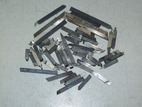 50 pc. Lot Used 3/16&#034; High Speed Steel Tool Bits.