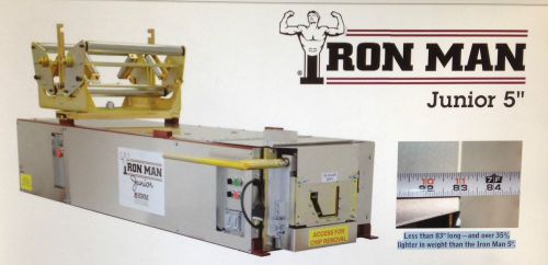 New ~ ironman 5&#034; junior seamless rollformer ~ gutter machine for sale