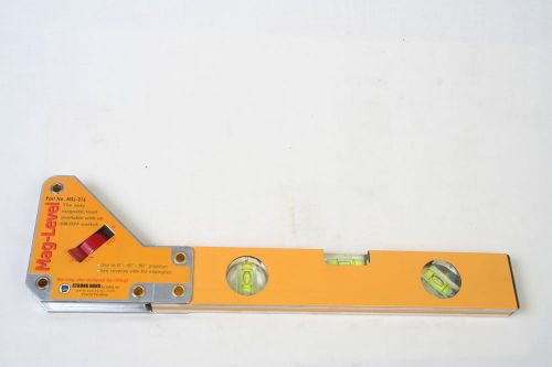 Mag-level angle welding magnet w/on-off switch &amp; level for sale
