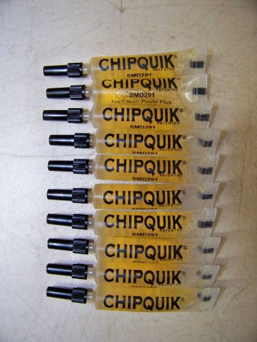 10 Tube Chipquik SMD 291 Paste Flux New 2cc tubes