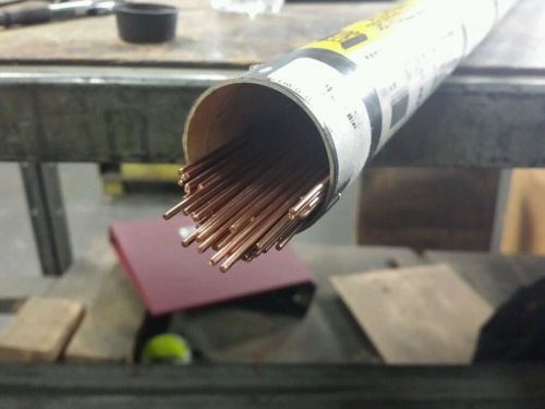 ESAB ALL-STATE DEOXIDIZED COPPER 1/16&#034; x 36&#034; x  5Lb. Tube of Tig Rods