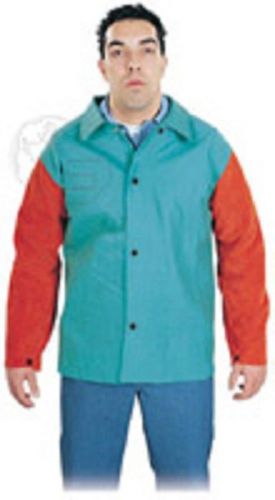 Steel grip fr welding jacket, leather sleeves, md for sale