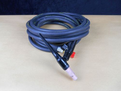Heliarc HW-26 Tig Welding Torch  Union Carbide 25&#039; Cable With Valve Stem