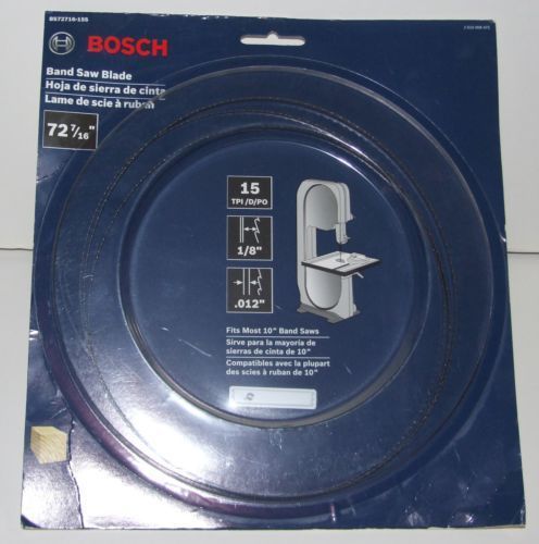 Bosch band saw wood blade 15-tpi &gt; 72 7/16&#034; bs72716-15s for sale
