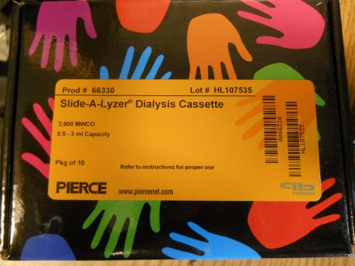 Pierce 66330 Slide A Lizer Dialysis Cassette 3500 MWCO 0.5-3ml 3.5K (3pcs)