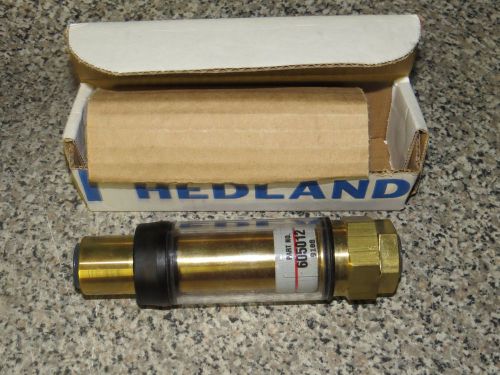 HEDLAND H605-012 1/2&#034; BRASS METER 1-12 GPM H20  LOT OF TWO