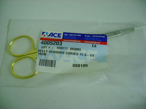 New Hu-Friedy Surgical Scissor Kelly Curved TC 6-1/4&#034; 16 cm