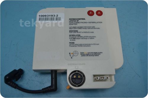 Physio-control lifepak 9p 806571-00 quik-combo pacing adapter @ for sale
