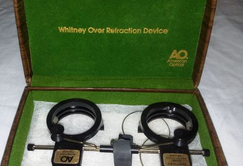 Vintage American Optical Whitney Over Refraction Device