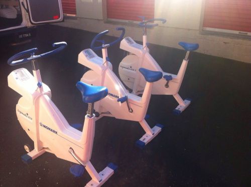 (3) THREE MONARCH 828E TEST CYCLE BIKE ERGOMETER MICROFIT PHYSICAL THERAPY