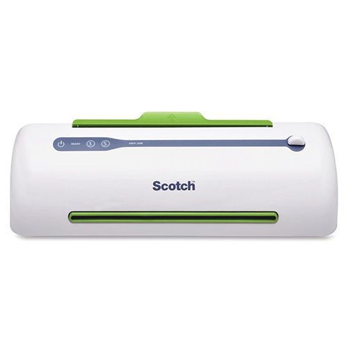3M Thermal Laminator 2 Roller 6&#034;x17&#034;x5&#034; White/Green. Sold as Each