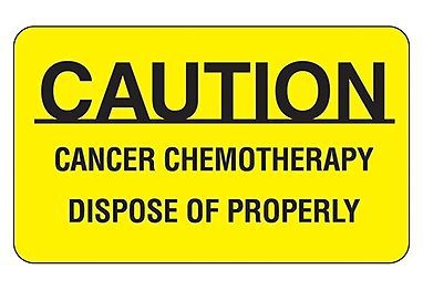 Caution Cancer Chemotherapy Label