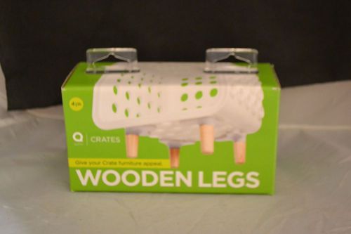 Quirky Crates Wooden Legs 4-Pack pcrt1-wdlg NEW