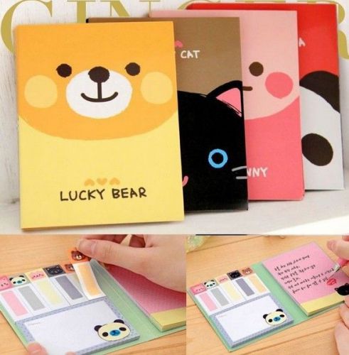 Mini Animals Sticker Post-It Bookmark Point It Marker Memo Flags Sticky Notes