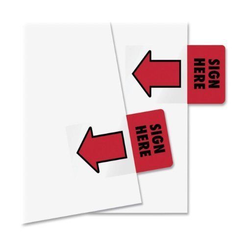 Redi-tag Sign Here Adhesive Page Flags - Removable, Self-adhesive - (rtg76809)