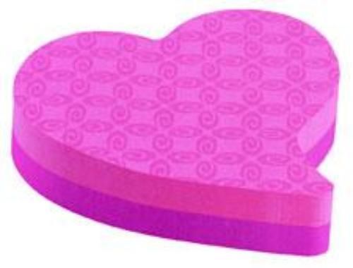 Post-it Super Sticky Die-Cut Notes Heart Shape 3&#039;&#039; x 3&#039;&#039; 150 Sheets/pad