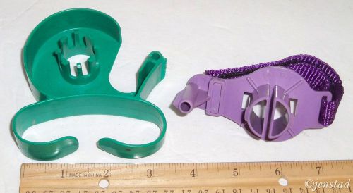 2 piece lot of tesa basic tape portable dispenser craft hand tool or office desk for sale