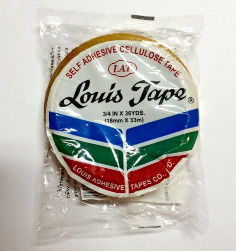 Self Adhesive cellulose tape (LAT) Louis Tape 3/4 IN X 36 YDS.
