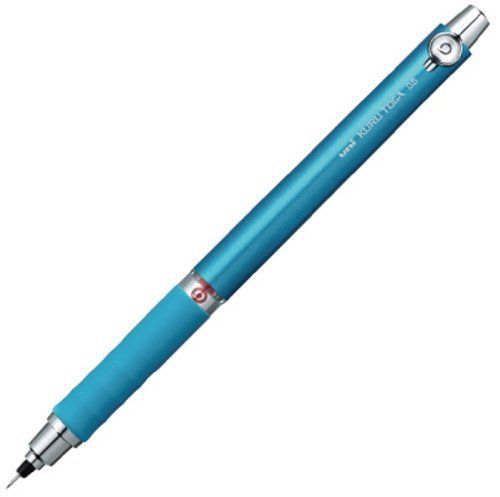 Mitsubishi Pencil Sharp Pen Uni Kurutoga with rubber grip Blue M56561P.