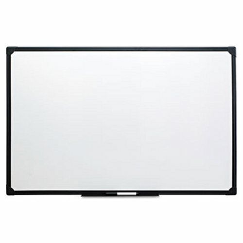 Universal Dry Erase Board, Melamine, 48 x 36, Black Frame (UNV43629)