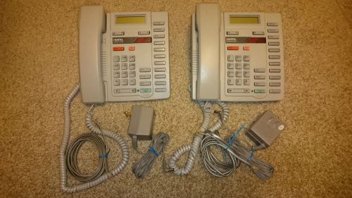 Nortel m8314 (nt2n30aa31) phone grey - 2 lines for sale