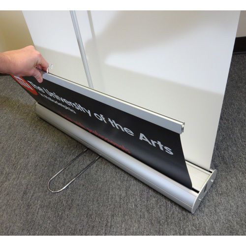 Double Sided Retractable Banner Stand + Full Color Banners / Roll Up Display