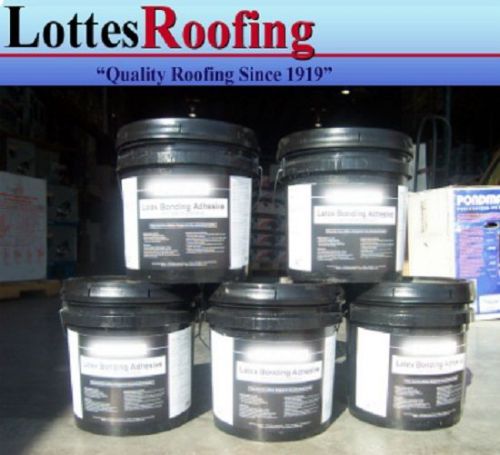 5 - 4 1/4 gal latex roofing bonding adhesive for sale