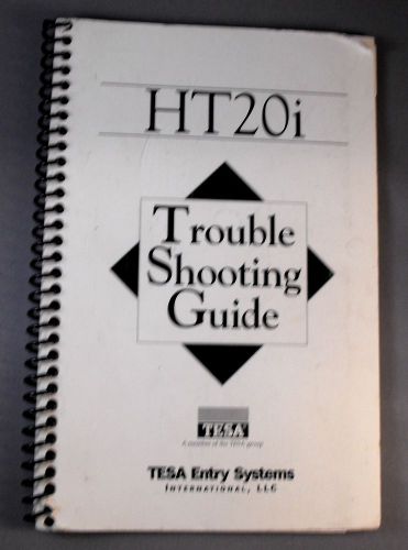TESA / ONITY HT20i TROUBLE SHOOTING GUIDE