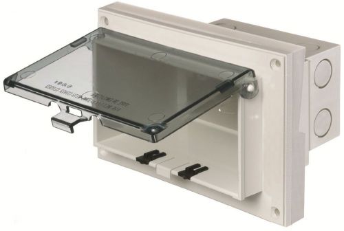 Arlington dbhr171c-1 horizontal electrical box with weatherproof cover for exis for sale