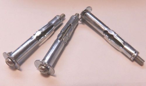 Star hollow wall anchors sz 1/8 l 2&#034; screw walls 5/8&#034; to 1 1/4&#034; drywall plywood for sale