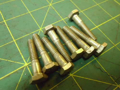 1/4-20 X 1 1/4&#034; HEX HEAD CAP SCREWS BOLTS STAINLESS STEEL (QTY 8) #2380A