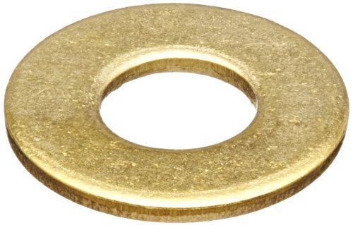 Metric DIN 125 Brass Plain Flat Washer  M3 Screw Size  3.2 mm ID  7 mm OD  0.5 m