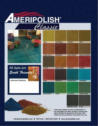 Ameripolish Classic Dye  1 Gallon - GOLD